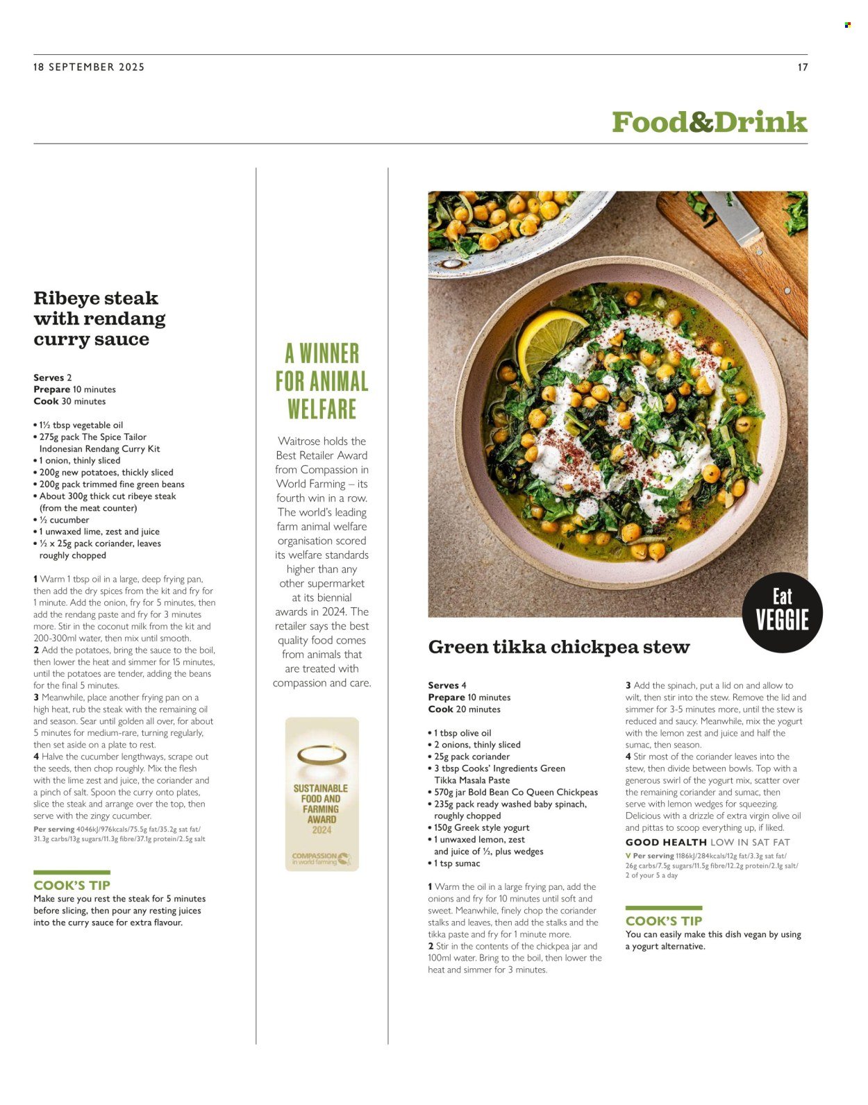 WAITROSE offer - Weekend (2025-09-18) | 17