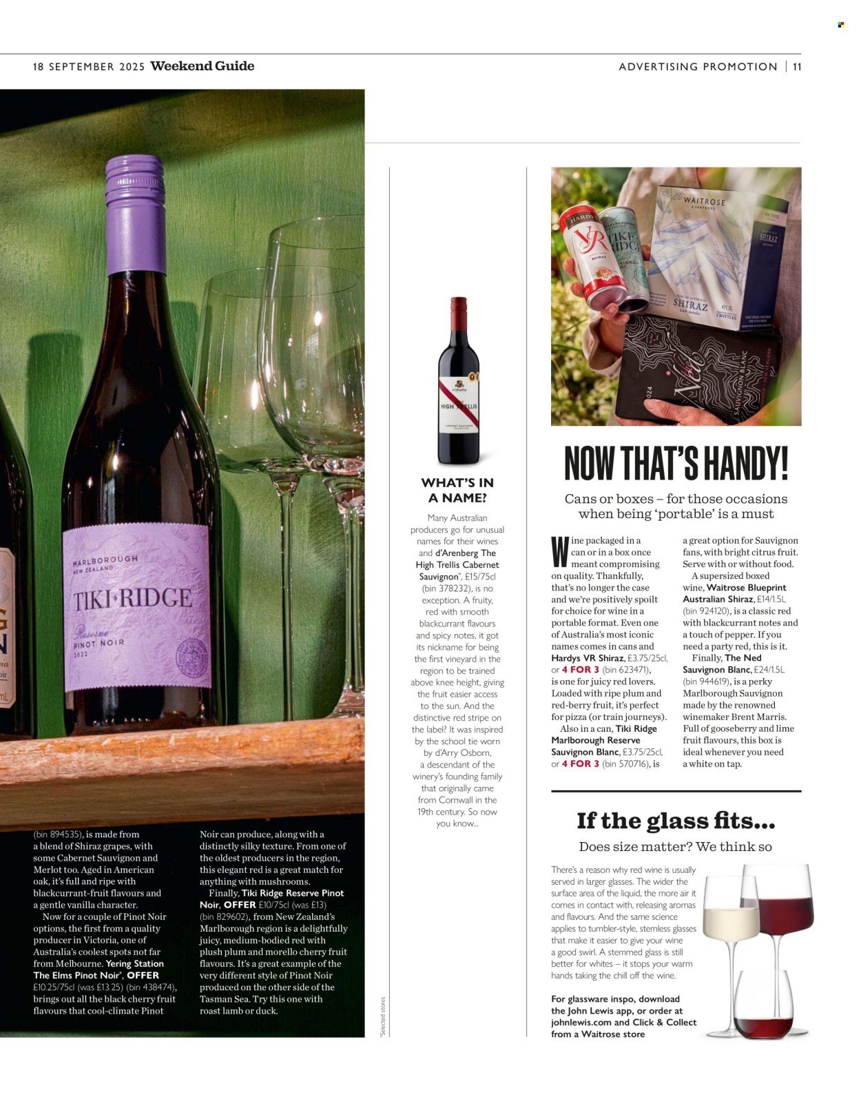 WAITROSE offer - Weekend (2025-09-18) | 59