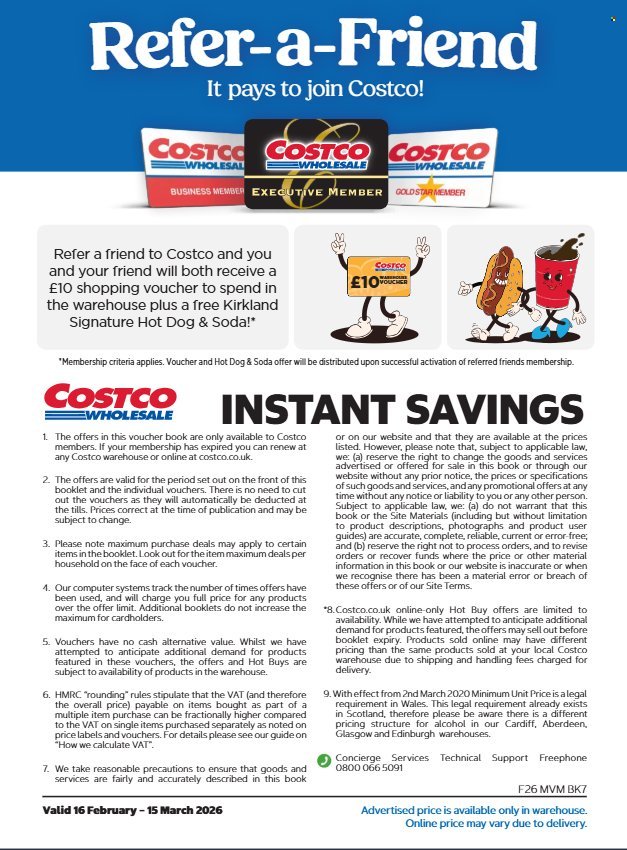 COSTCO offer - From 16 Feb 2026 (2026-02-16 - 2026-03-15) | 38