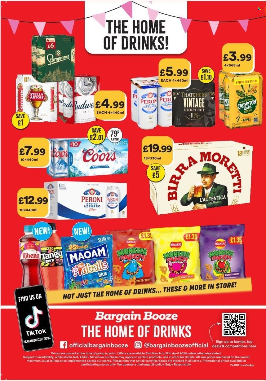 BARGAIN BOOZE offer - From 31 Mar 2026 (2026-03-31 - 2026-04-27) | 4