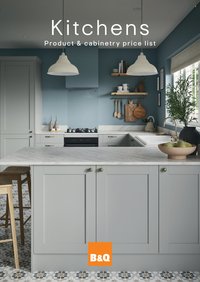 B&Q offer - Kitchens product & cabinetry price list