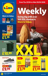 LIDL offer - Local Weekly Leaflet (2026-04-23 - 2026-04-29)