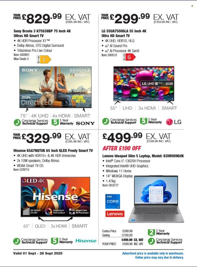 COSTCO offer - From 1 Sept 2025 (2025-09-01 - 2025-09-28) | 2