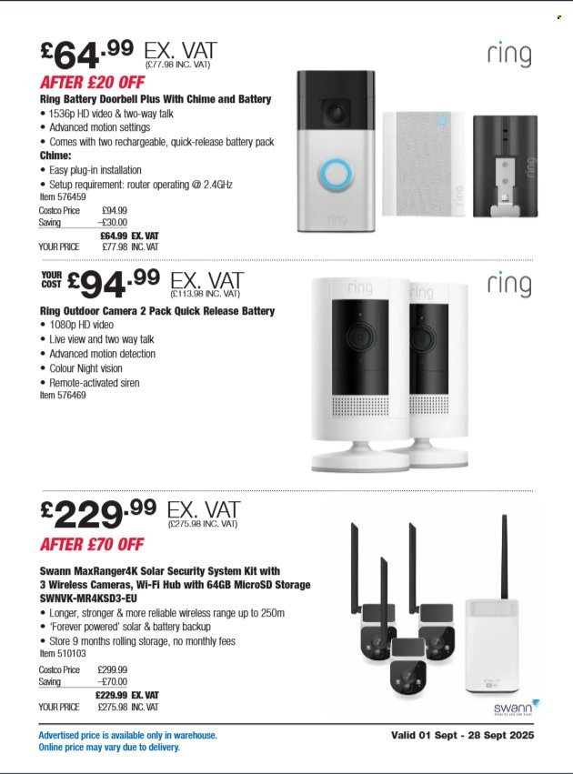 COSTCO offer - From 1 Sept 2025 (2025-09-01 - 2025-09-28) | 6