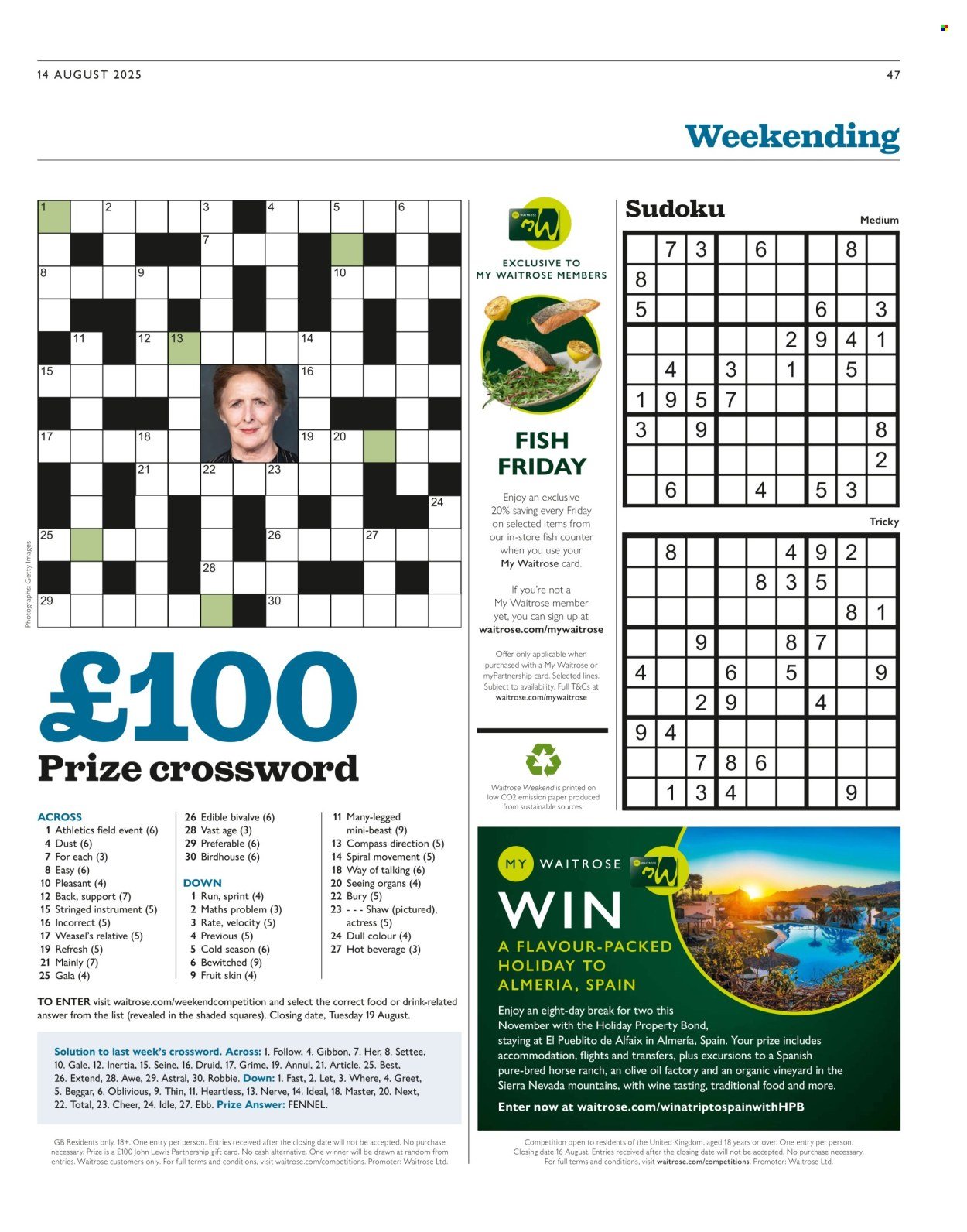 WAITROSE offer - Weekend (2025-08-16 - 2025-08-26) | 47