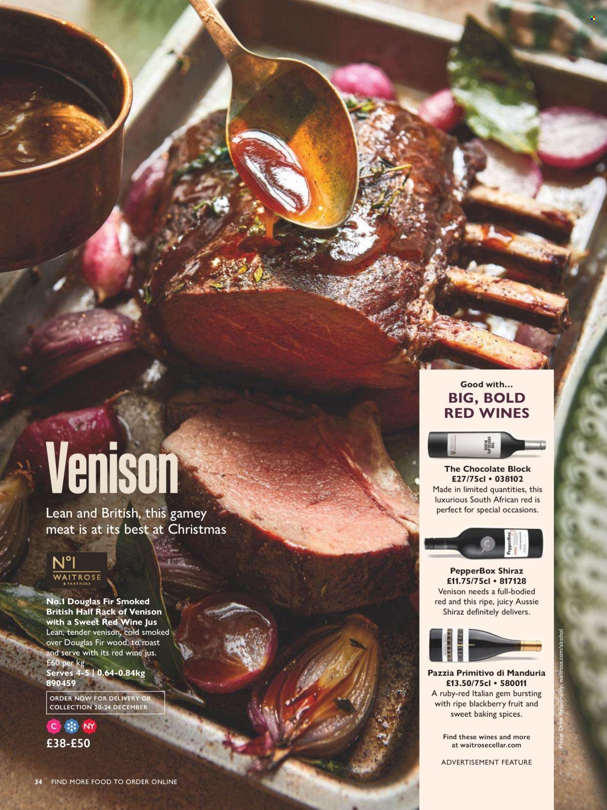 WAITROSE offer - Christmas Brochure 2025 (2025-09-28) | 34