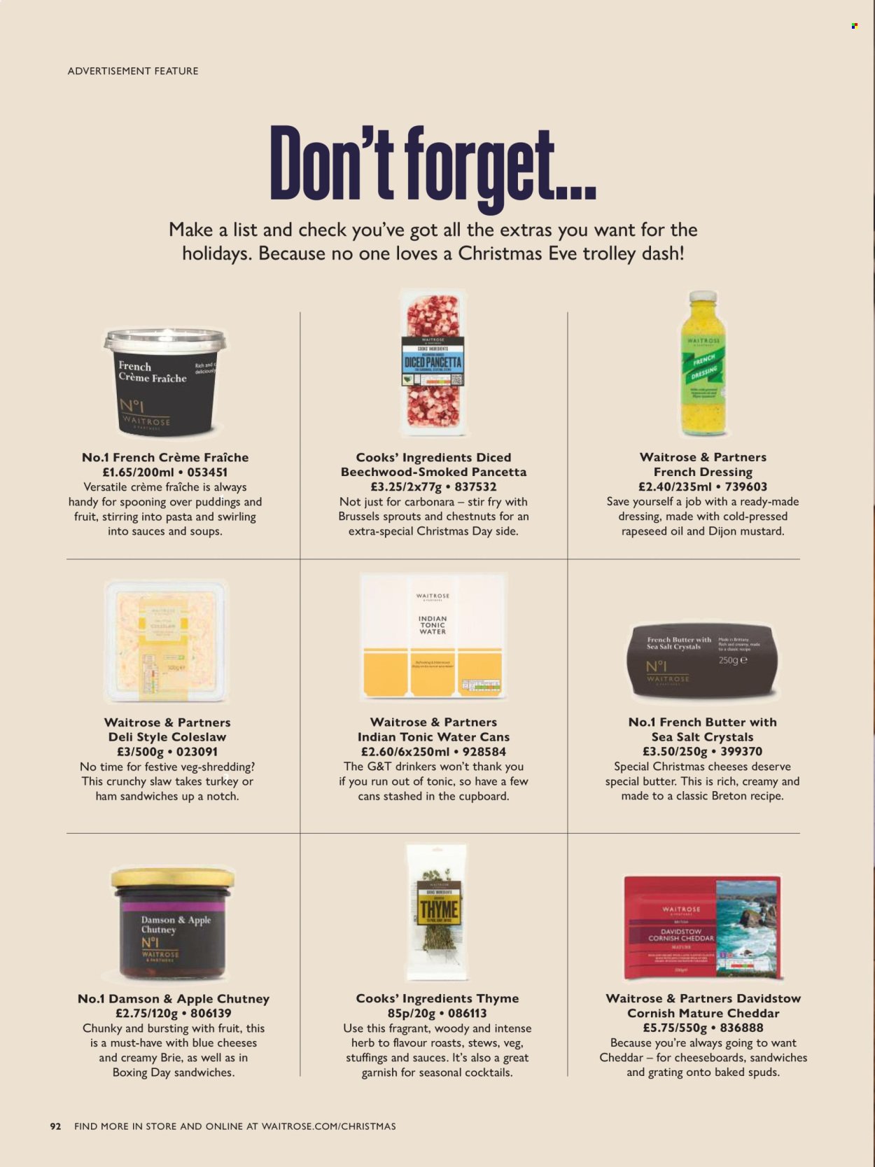 WAITROSE offer - Christmas Brochure 2025 (2025-09-28) | 92