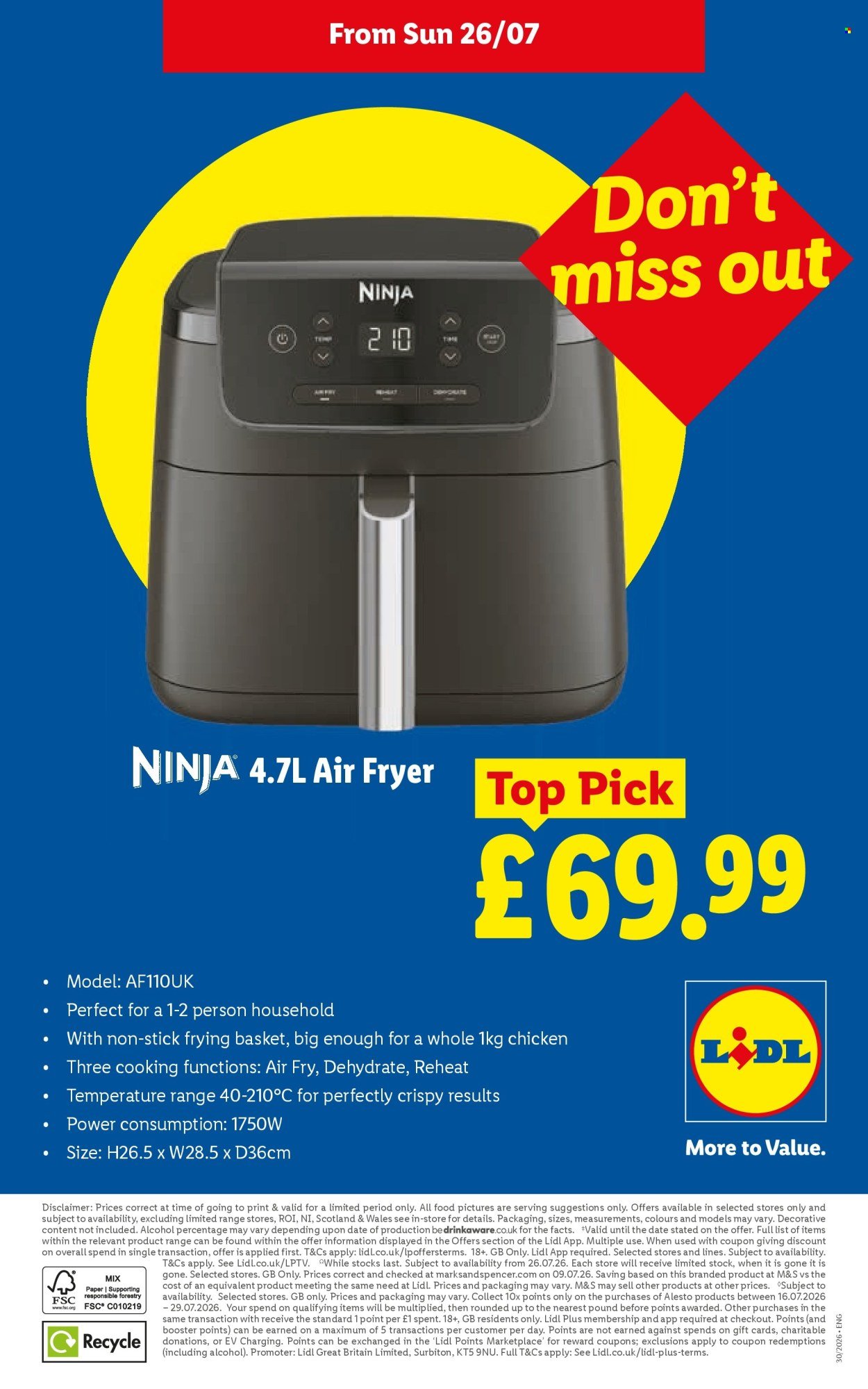 LIDL offer - Local Weekly Leaflet