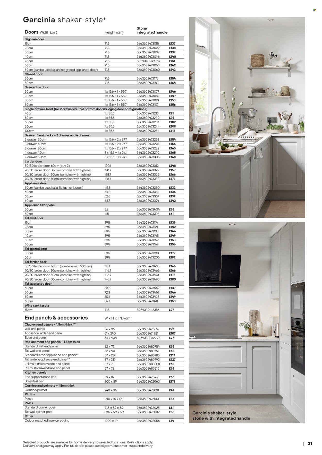 B&Q offer - Kitchens product & cabinetry price list (2026-02-03) | 31