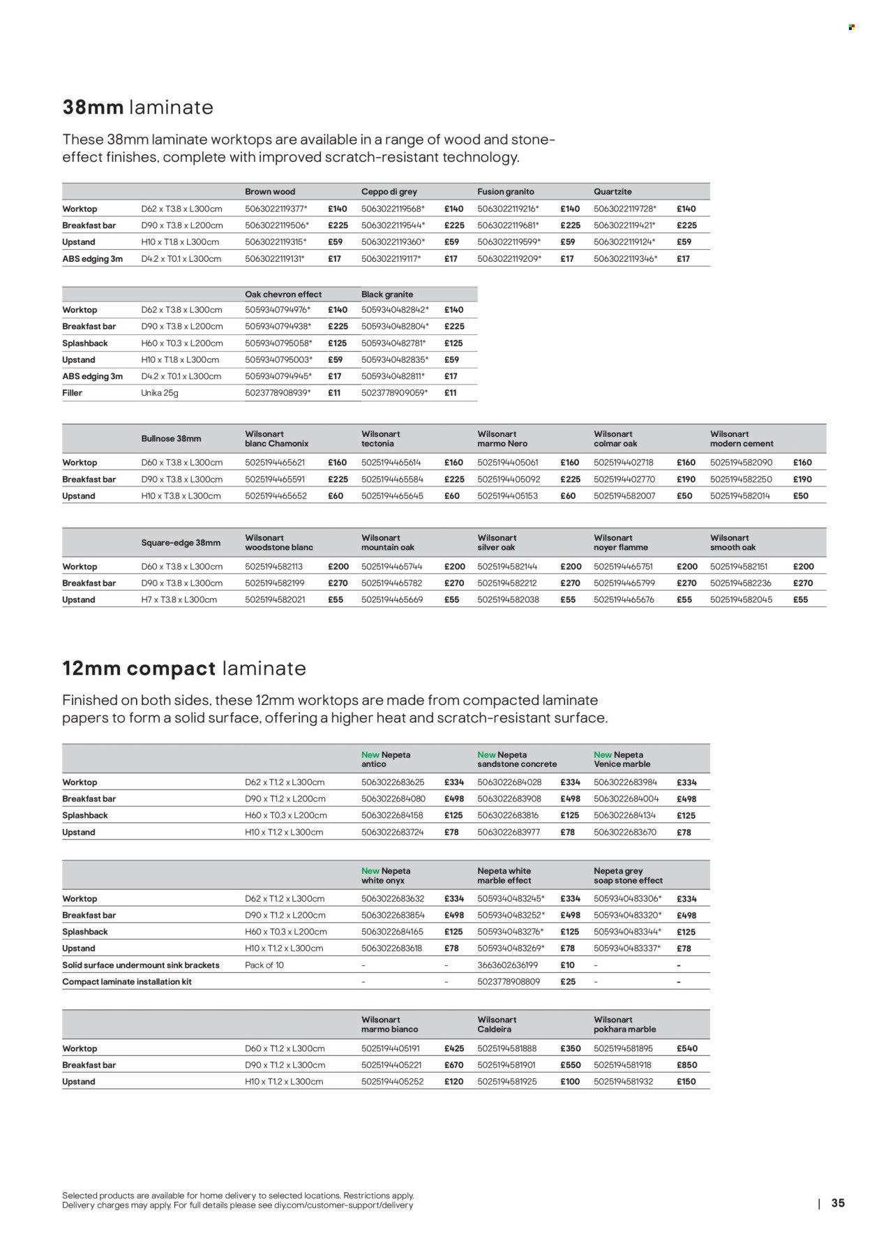 B&Q offer - Kitchens product & cabinetry price list (2026-02-03) | 35