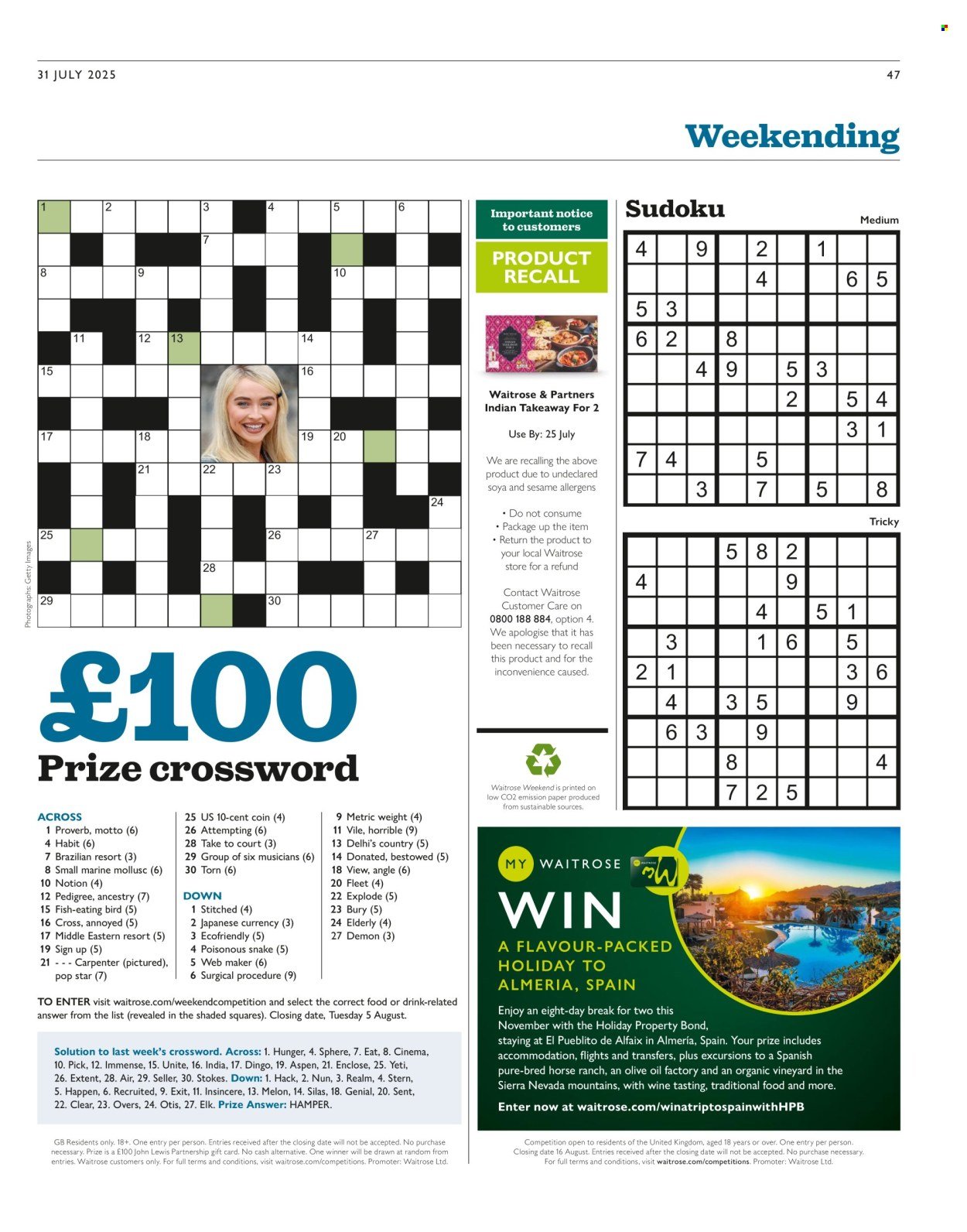 WAITROSE offer - Weekend (2025-07-31 - 2025-08-26) | 47