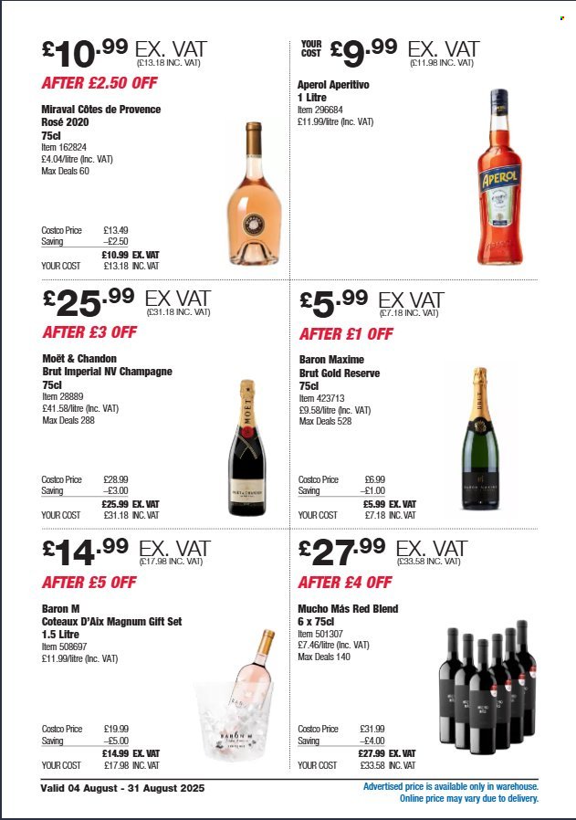 COSTCO offer - From 4 Aug 2025 (2025-08-04 - 2025-08-31) | 12