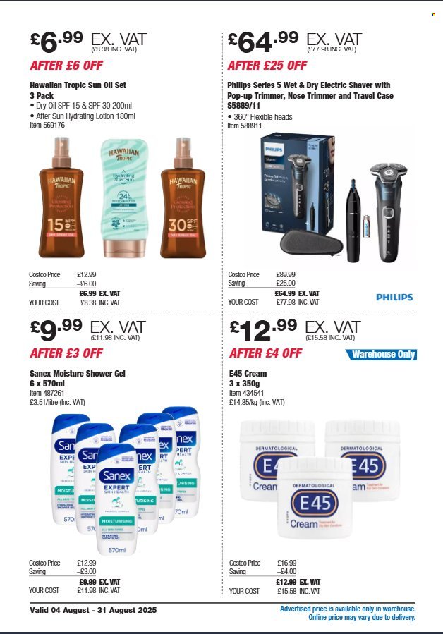COSTCO offer - From 4 Aug 2025 (2025-08-04 - 2025-08-31) | 20