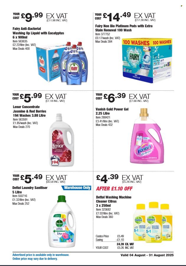 COSTCO offer - From 4 Aug 2025 (2025-08-04 - 2025-08-31) | 25