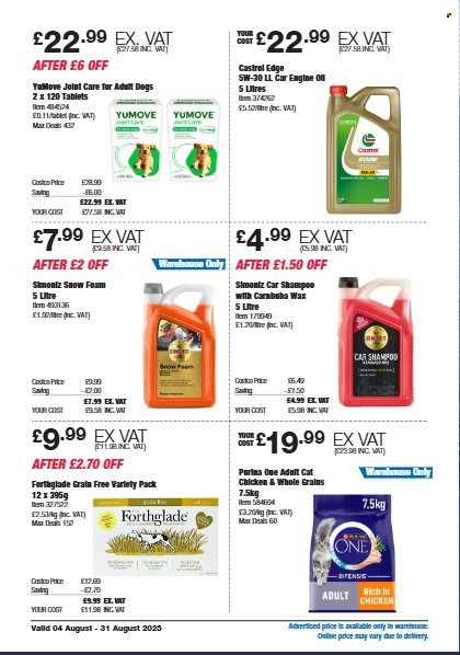 COSTCO offer - From 4 Aug 2025 (2025-08-04 - 2025-08-31) | 26