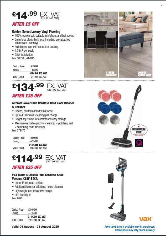 COSTCO offer - From 4 Aug 2025 (2025-08-04 - 2025-08-31) | 4