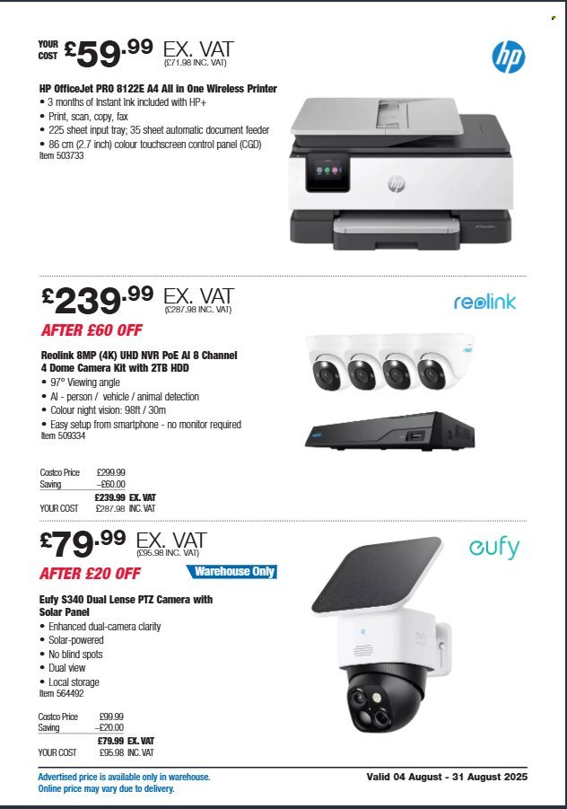 COSTCO offer - From 4 Aug 2025 (2025-08-04 - 2025-08-31) | 5