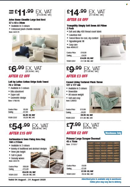 COSTCO offer - From 4 Aug 2025 (2025-08-04 - 2025-08-31) | 8