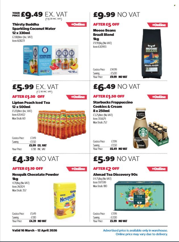 COSTCO offer - From 16 Mar 2026 (2026-03-16 - 2026-04-12) | 12