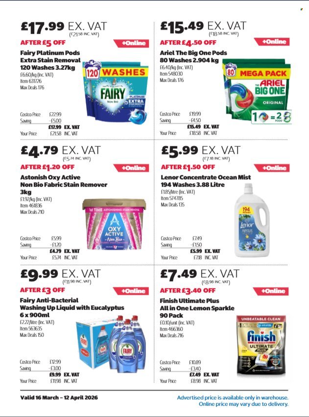 COSTCO offer - From 16 Mar 2026 (2026-03-16 - 2026-04-12) | 20