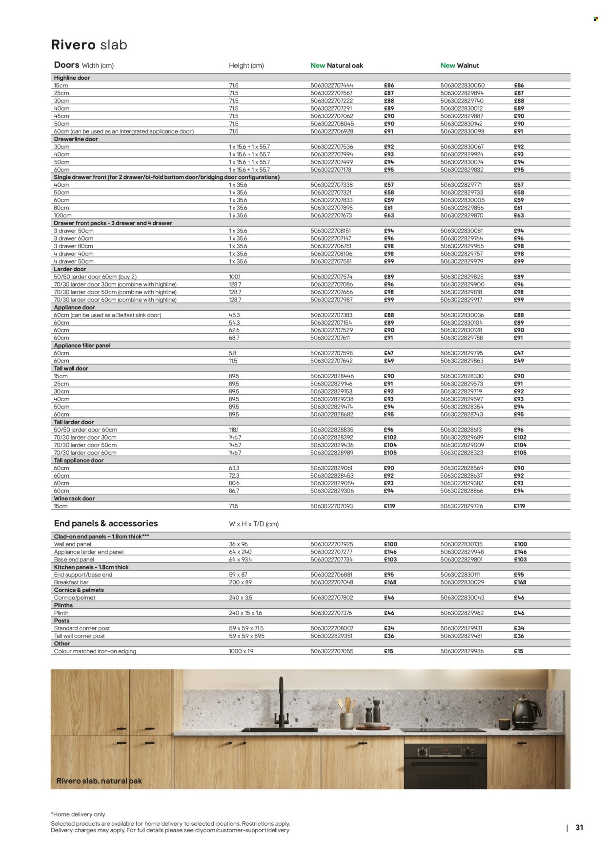 B&Q offer - Kitchens product & cabinetry price list (2026-03-28) | 31