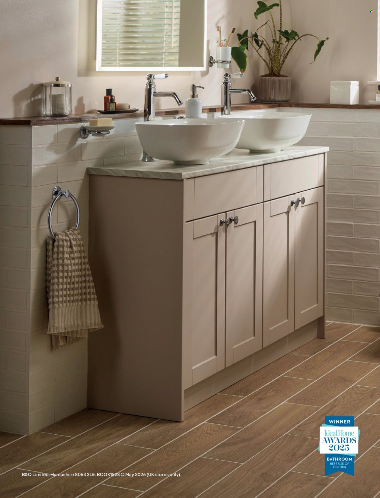 B&Q offer - Bathroom collections