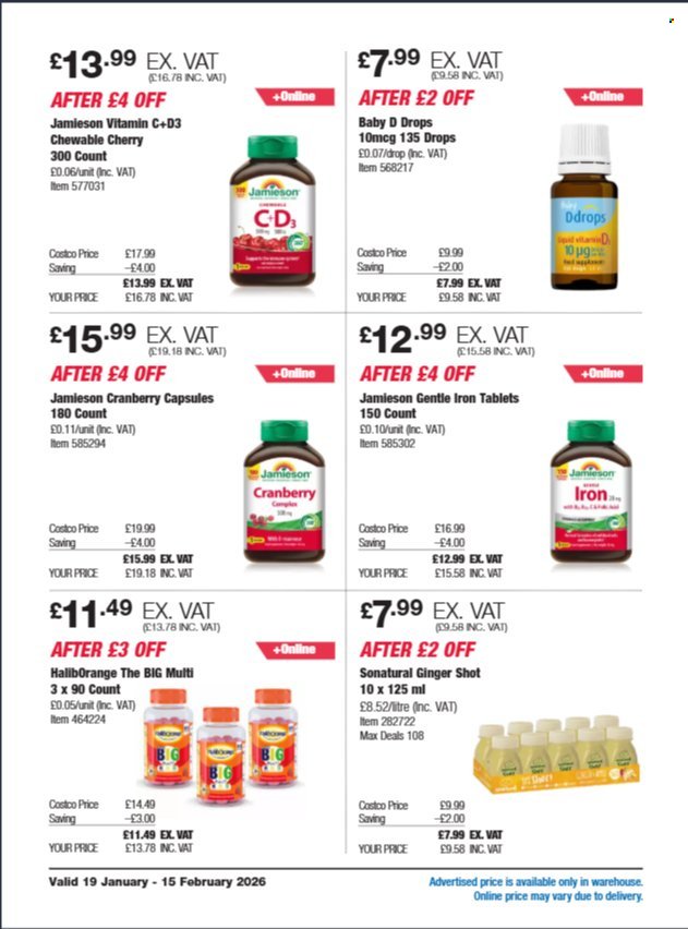 COSTCO offer - From 19 Jan 2026 (2026-01-19 - 2026-02-15) | 16