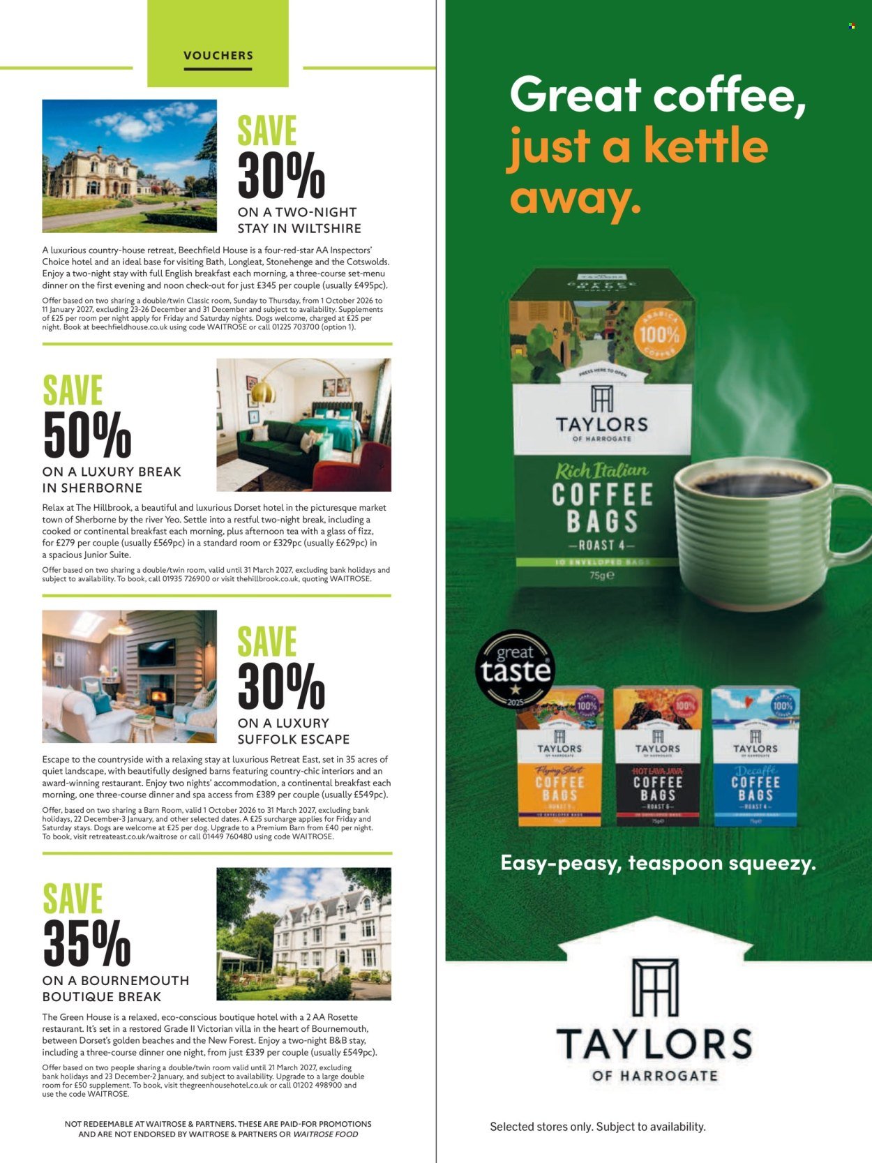 WAITROSE offer - September 2026