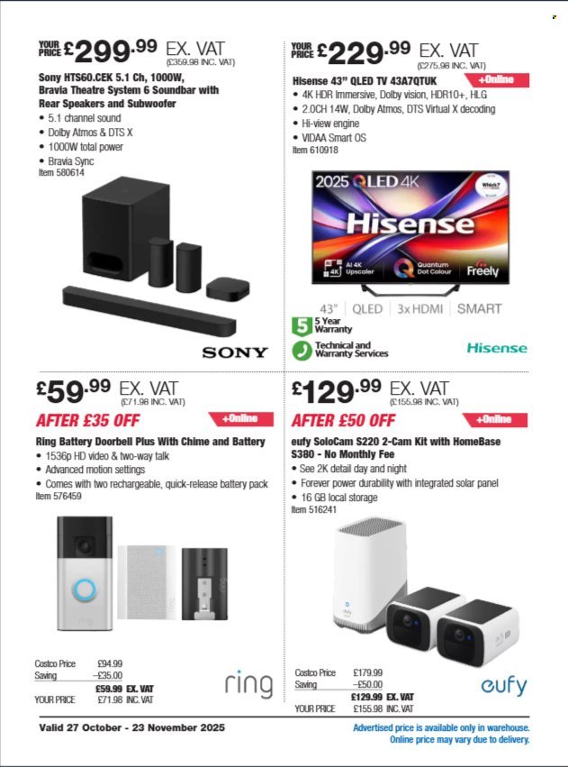 COSTCO offer - From 27 Oct 2025 (2025-10-27 - 2025-11-23) | 2
