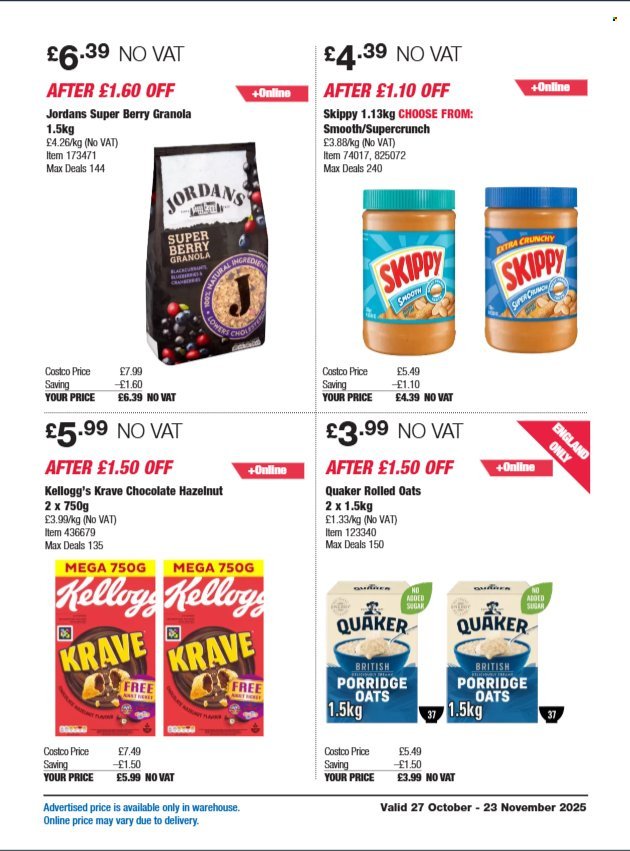COSTCO offer - From 27 Oct 2025 (2025-10-27 - 2025-11-23) | 11