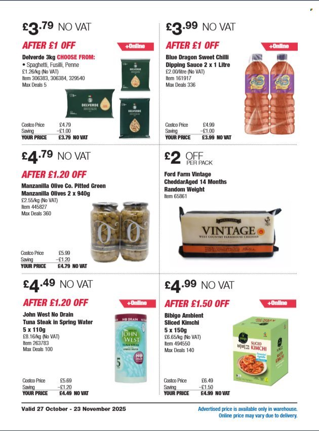 COSTCO offer - From 27 Oct 2025 (2025-10-27 - 2025-11-23) | 10
