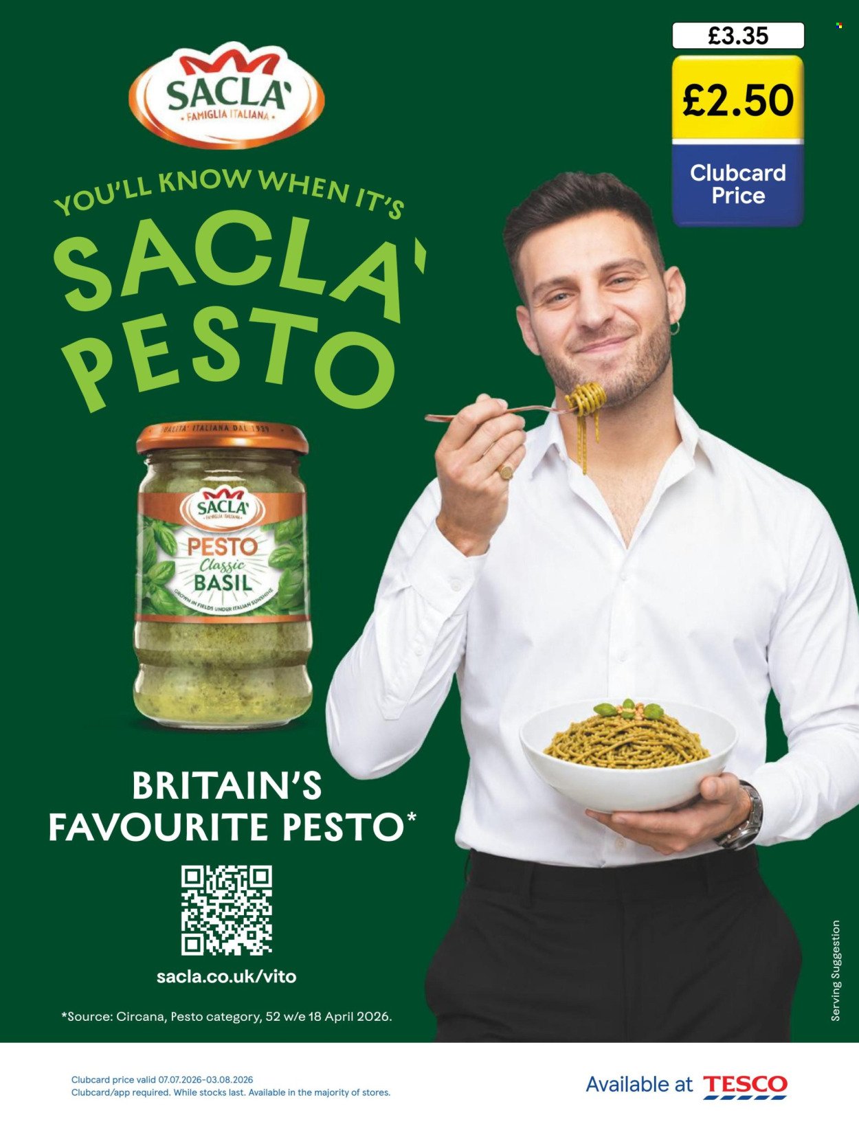 TESCO offer - From 1 Jul 2026