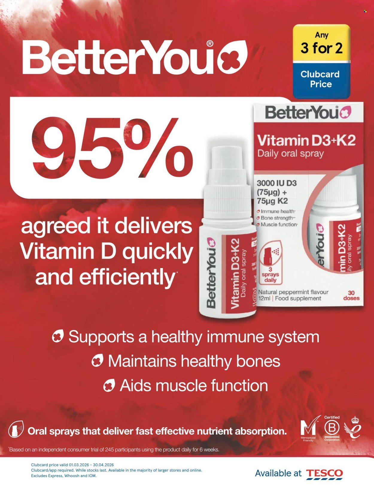 TESCO offer - From 1 Apr 2026 (2026-04-01 - 2026-04-30) | 72