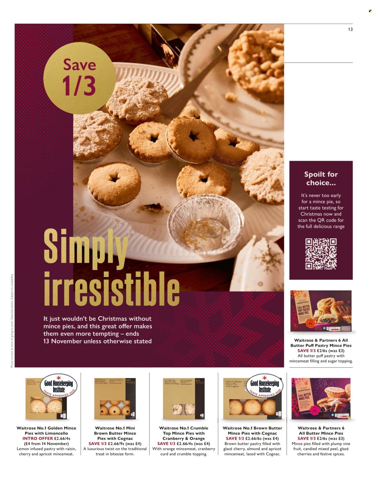 WAITROSE offer - From 6 Nov 2025 (2025-11-06 - 2025-11-30) | 13