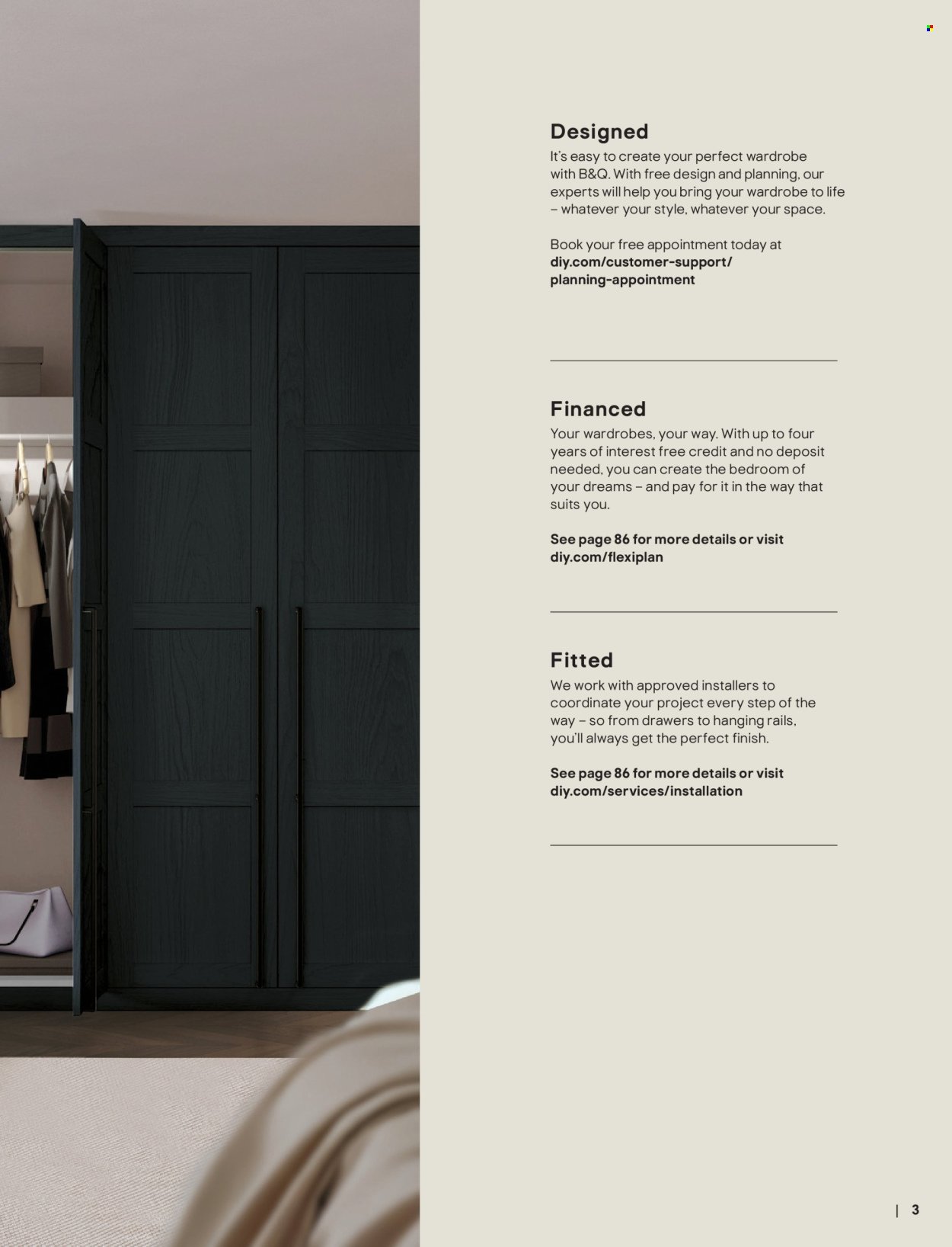 B&Q offer - Furniture & storage