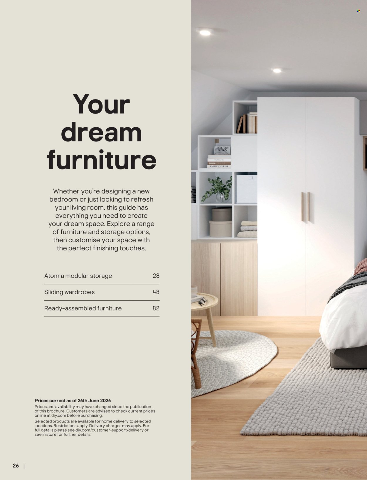 B&Q offer - Furniture & storage