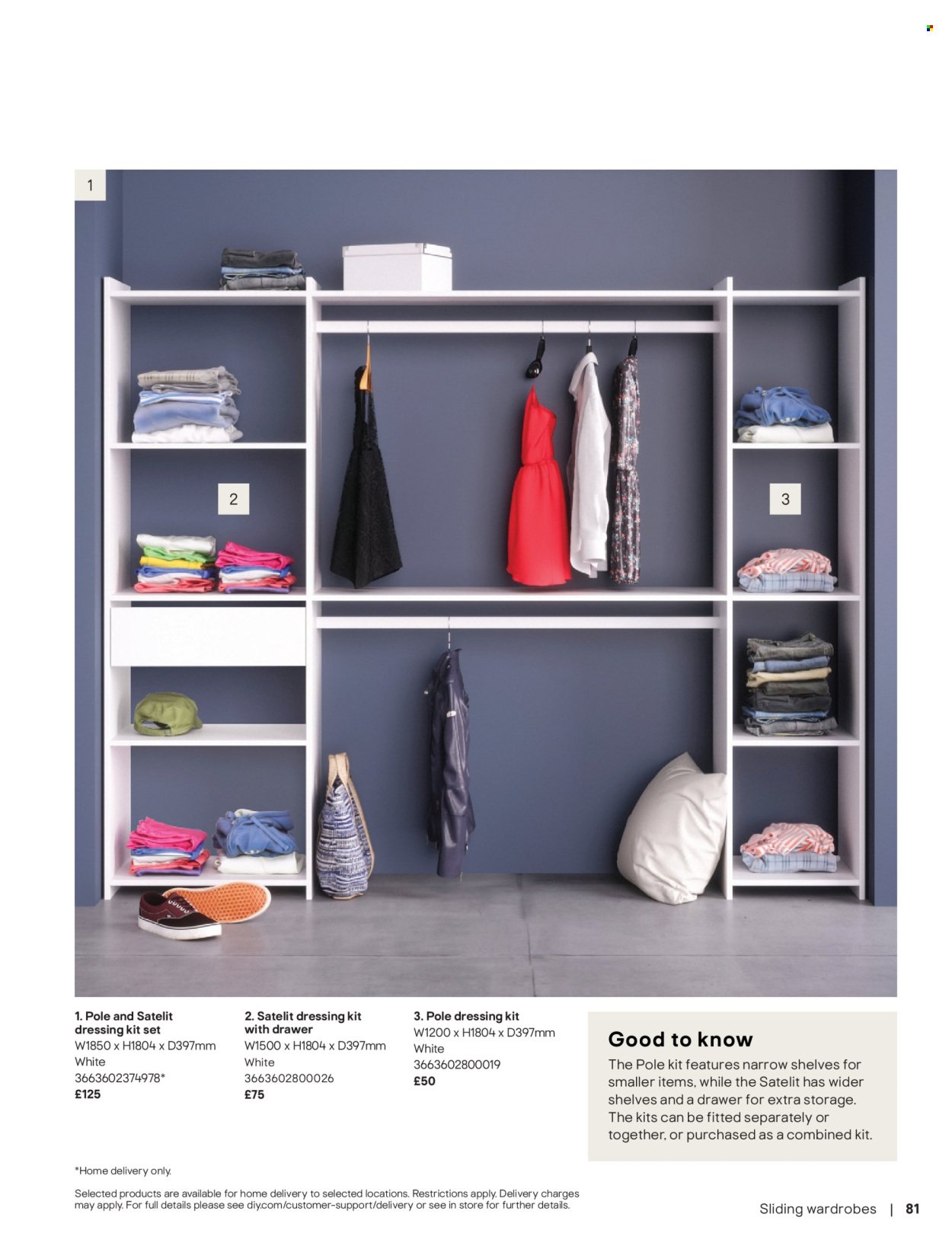 B&Q offer - Furniture & storage