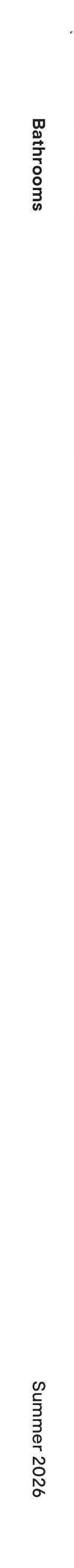 B&Q offer - Bathroom collections