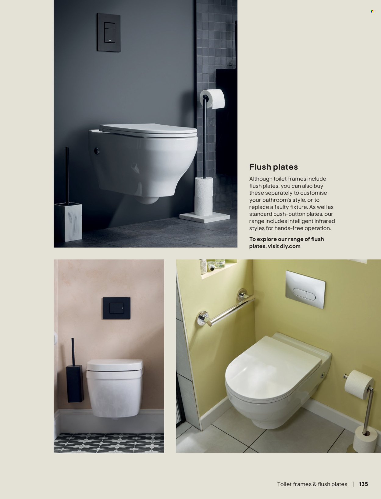 B&Q offer - Bathroom collections