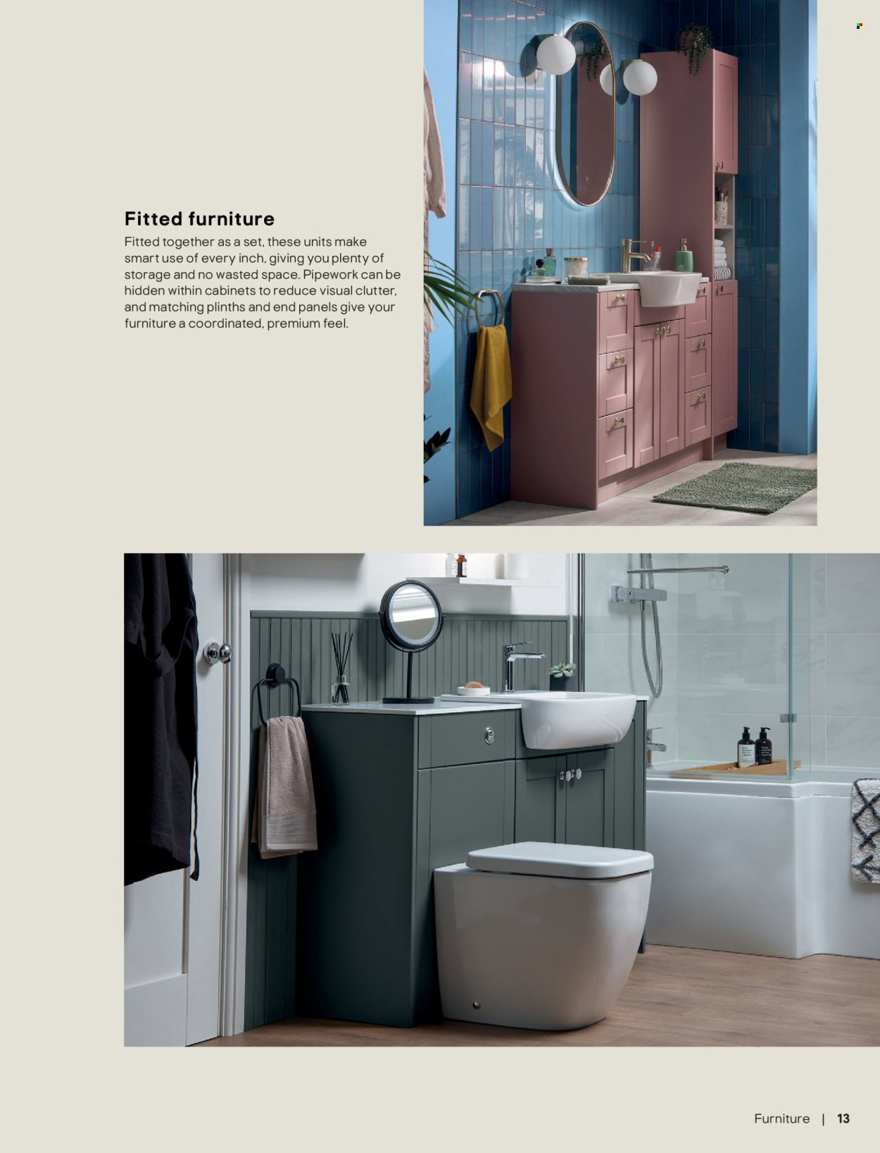 B&Q offer - Bathroom collections
