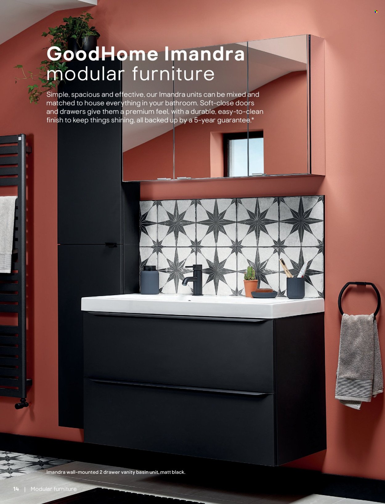 B&Q offer - Bathroom collections