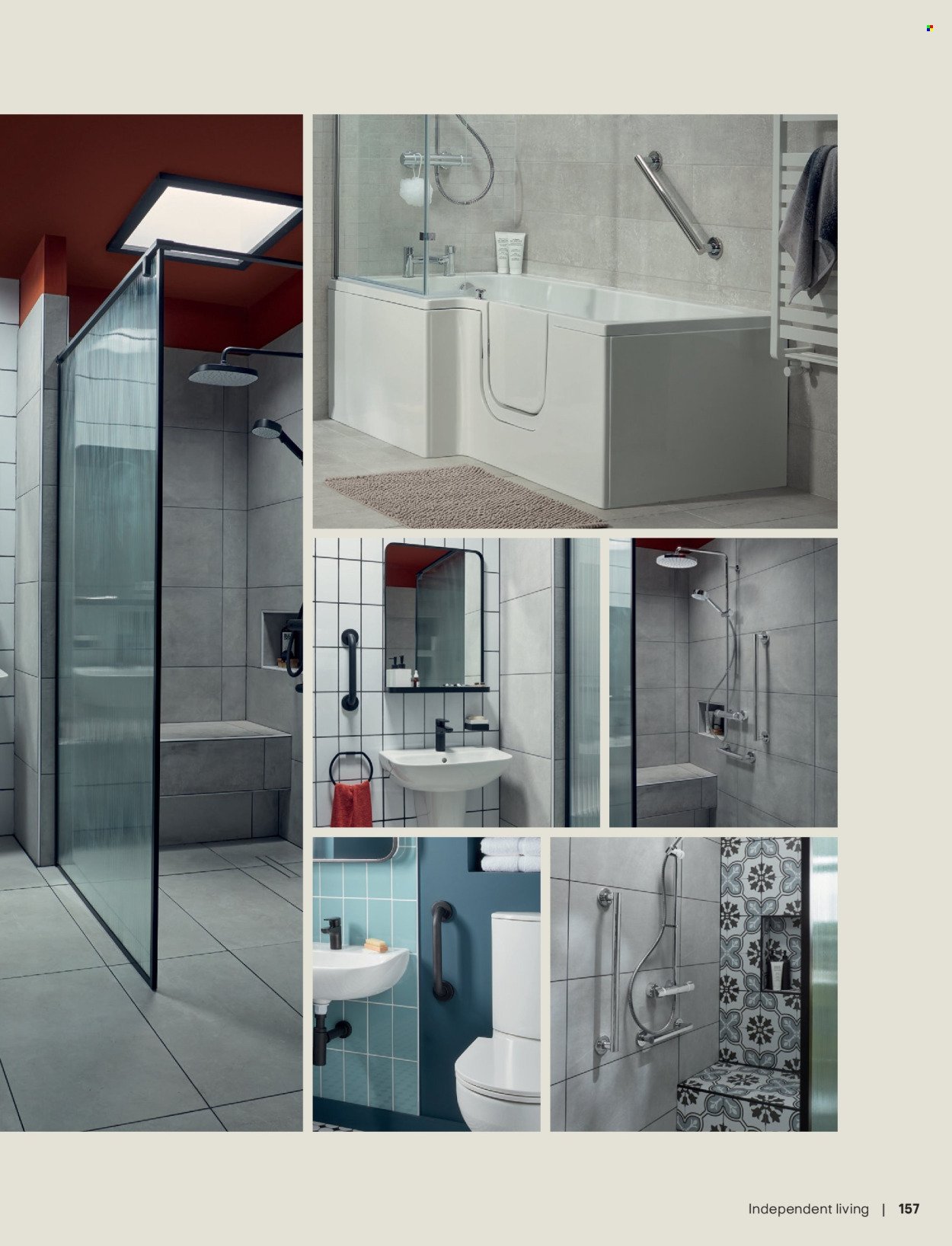 B&Q offer - Bathroom collections