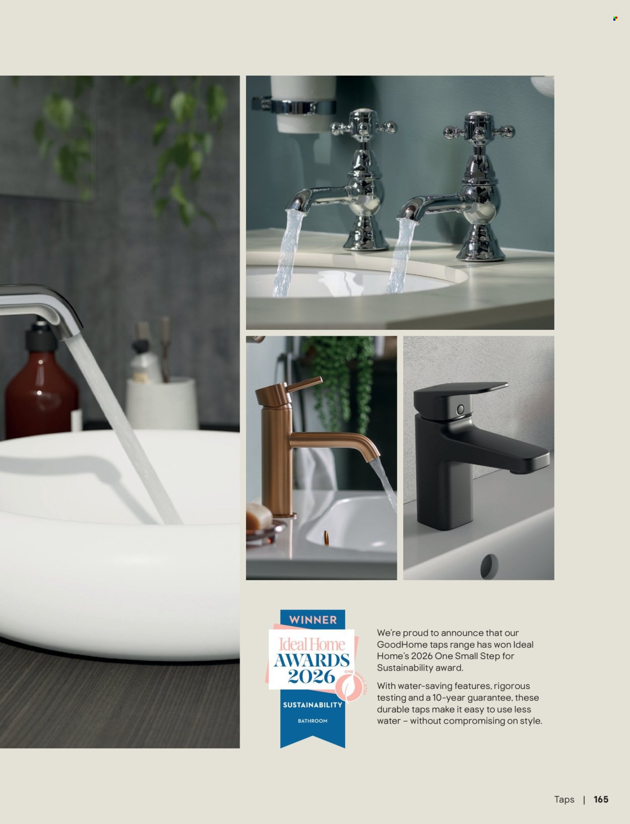 B&Q offer - Bathroom collections
