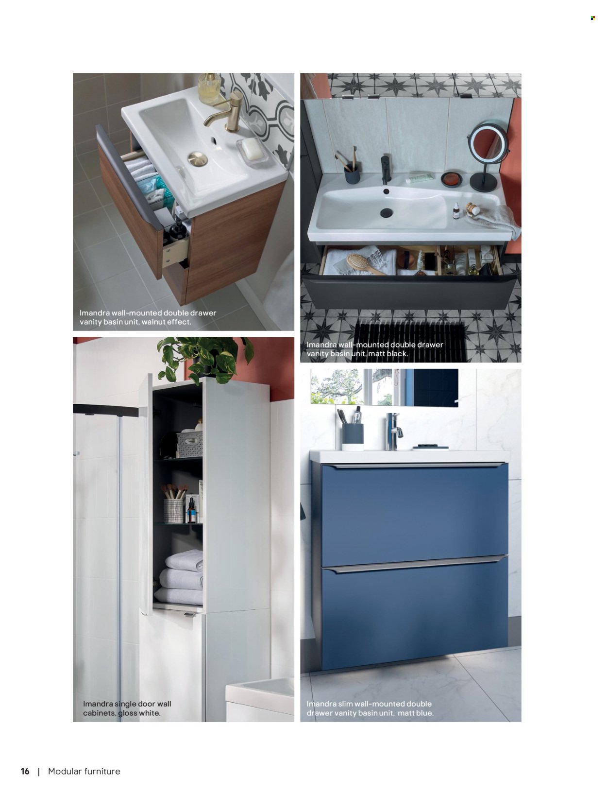 B&Q offer - Bathroom collections