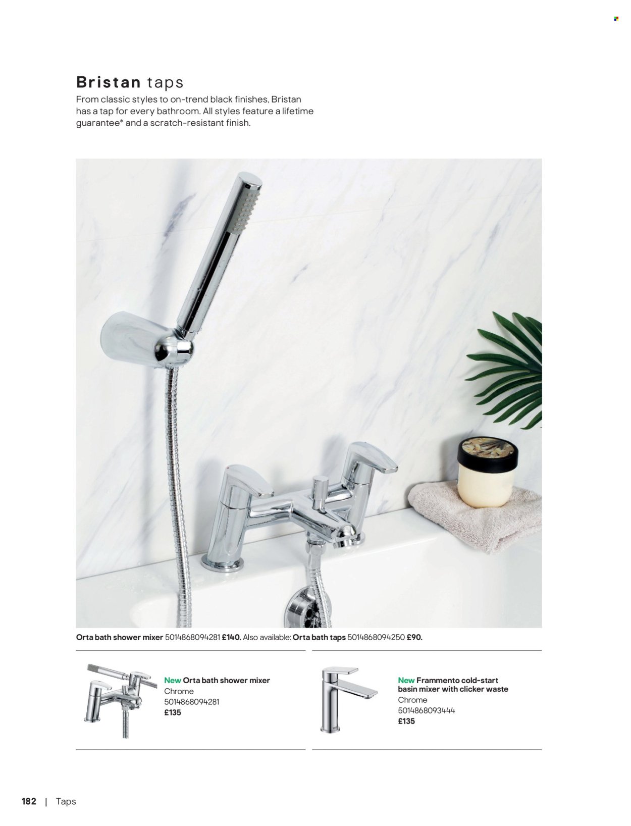 B&Q offer - Bathroom collections