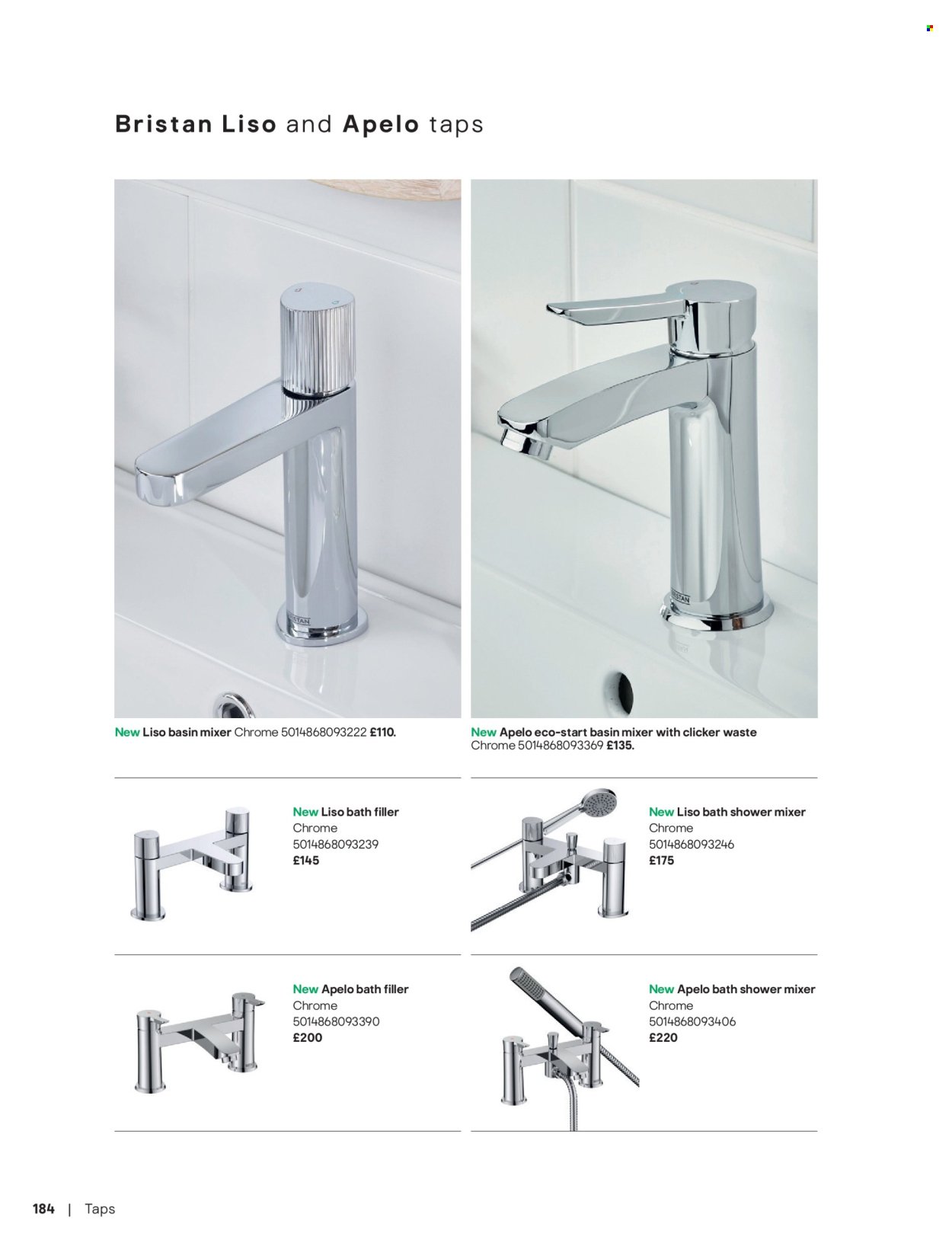 B&Q offer - Bathroom collections