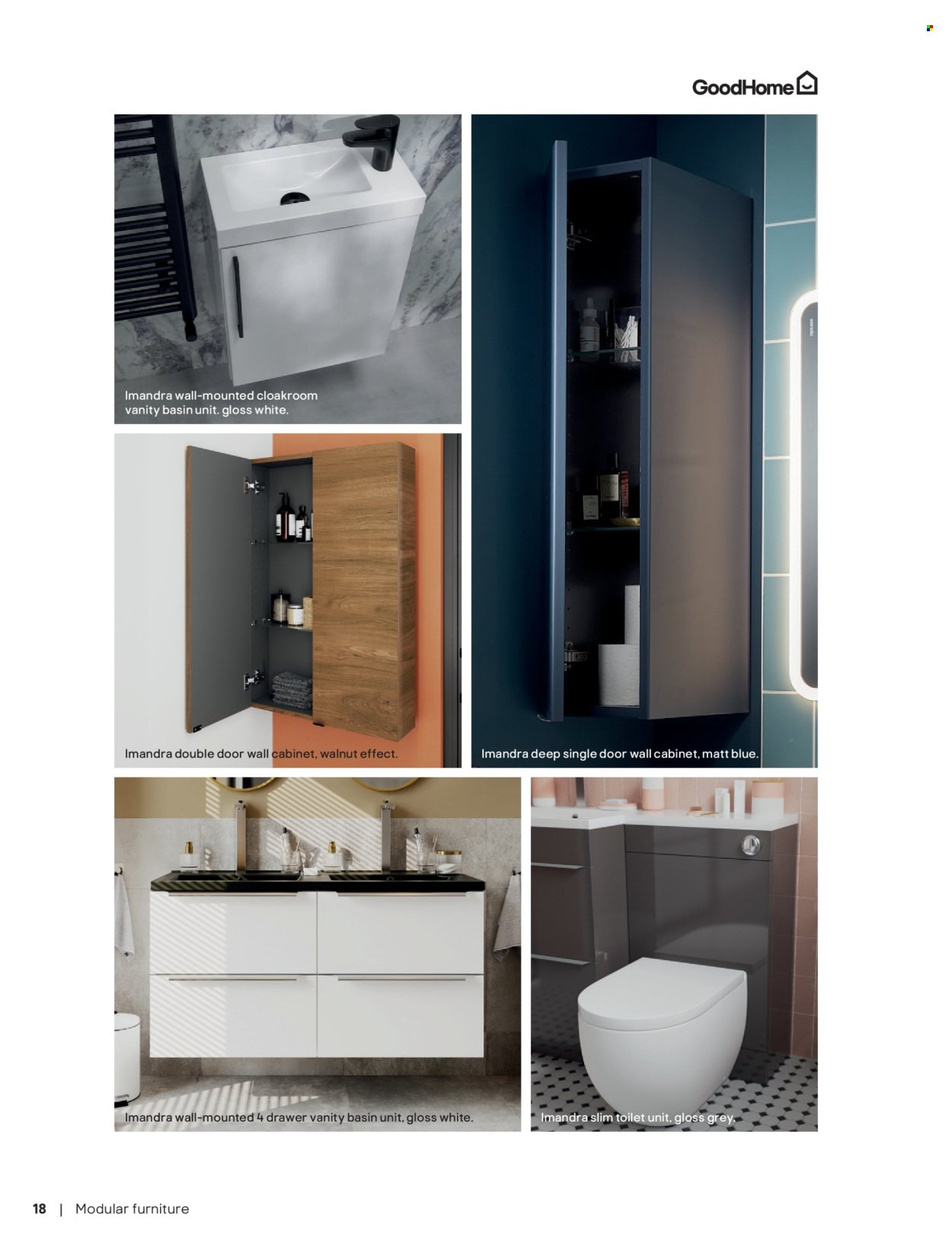 B&Q offer - Bathroom collections