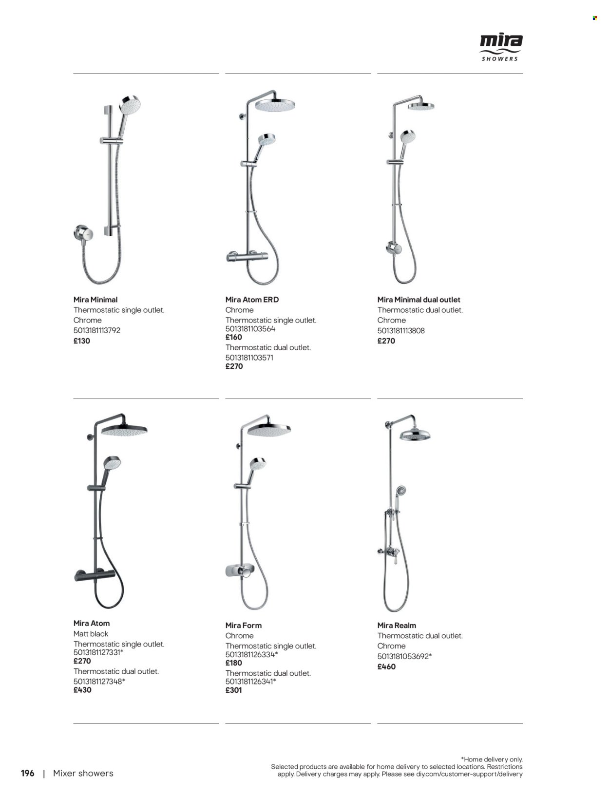 B&Q offer - Bathroom collections