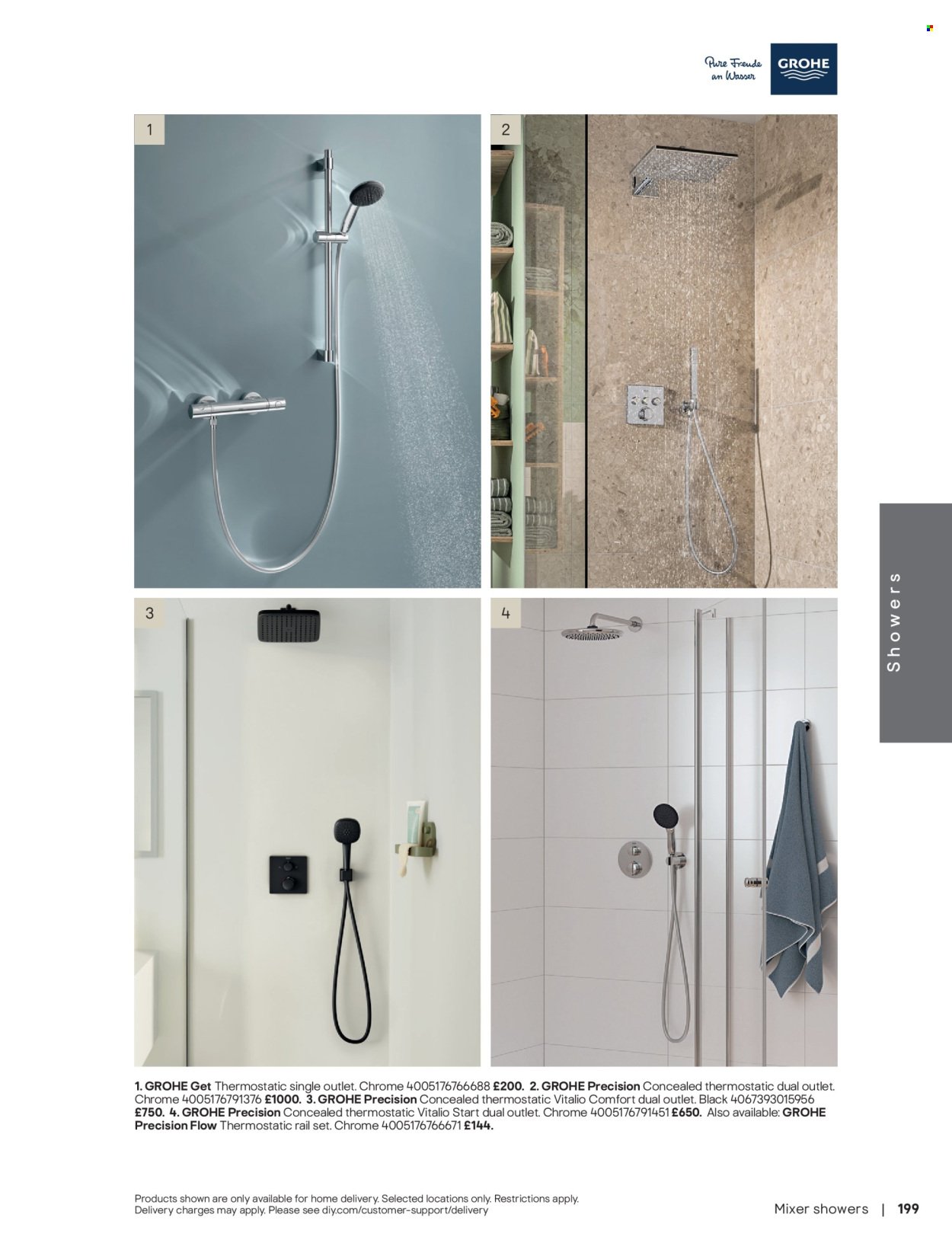 B&Q offer - Bathroom collections