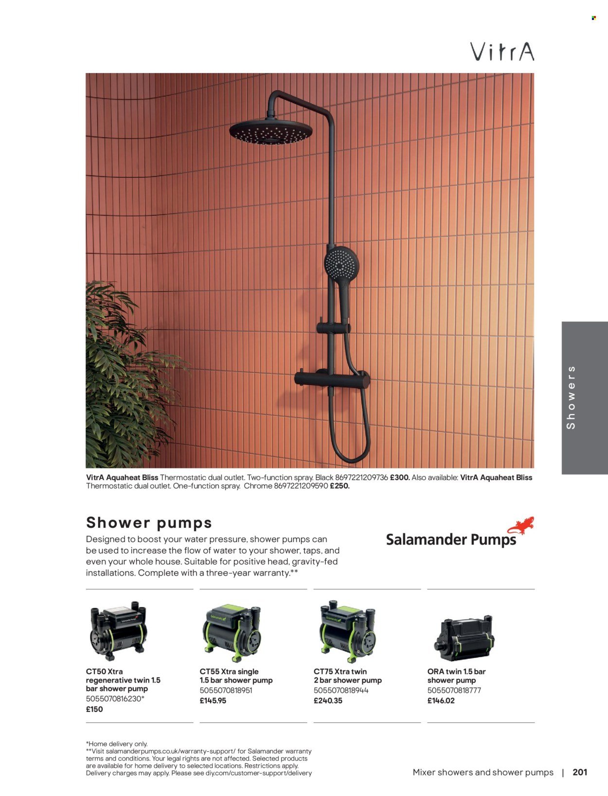 B&Q offer - Bathroom collections